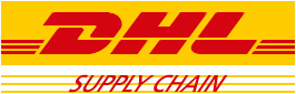 Logo de DHL Supply chain.