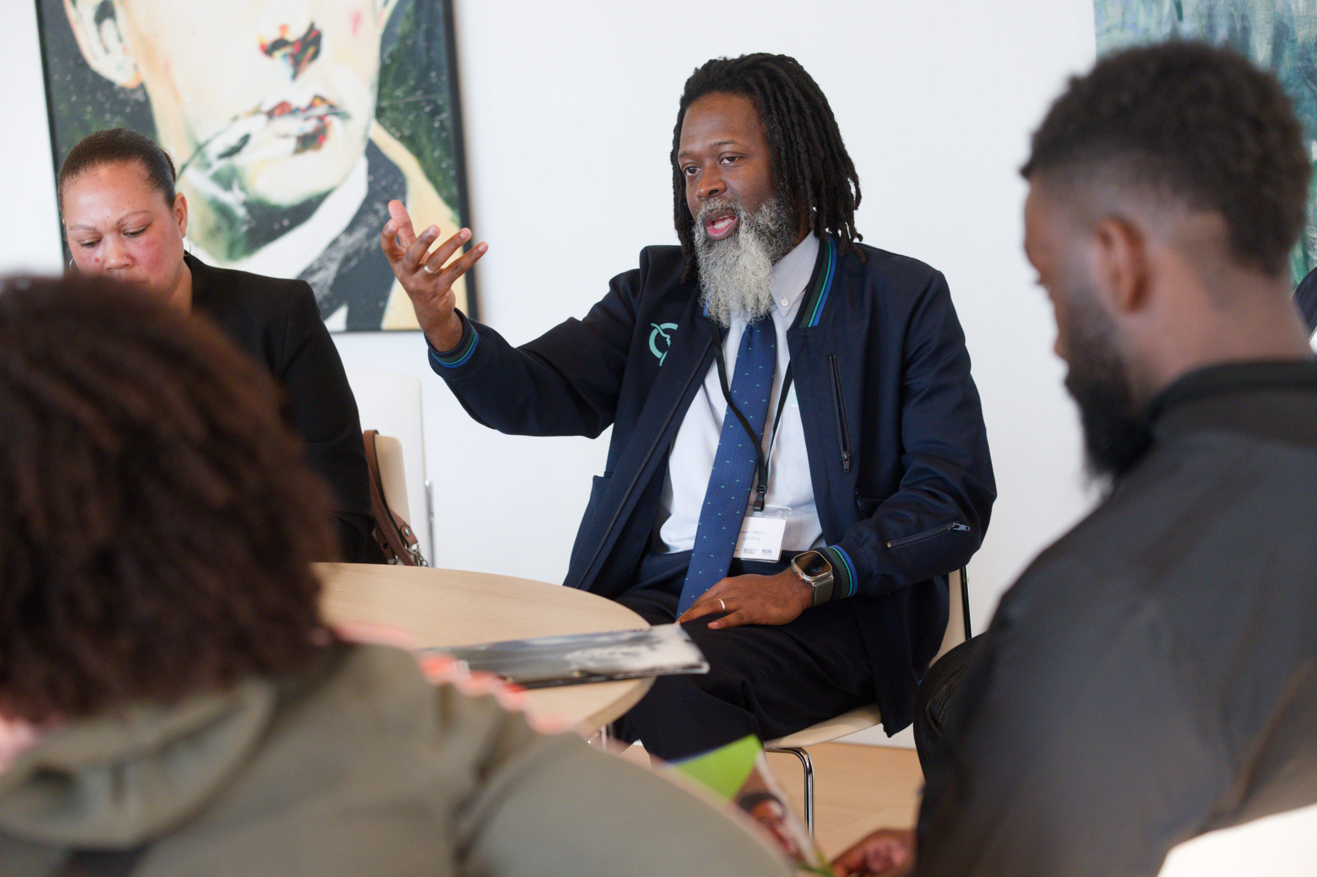 Photo représentative de Schemsddine NDIAYE, intervenant de la RATP, s'exprimant lors d'une table ronde au Meet'Up.